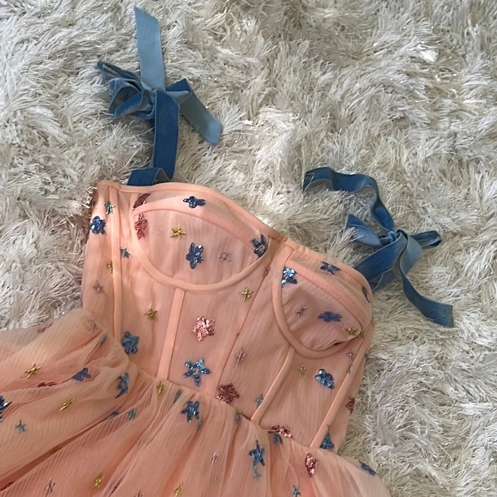 Lirika Matoshi Pink Midi Dress - Picture 2 of 16